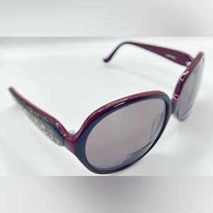 Cynthia Rowley CRU353 Burgundy Oval Sunglasses Frames Only
